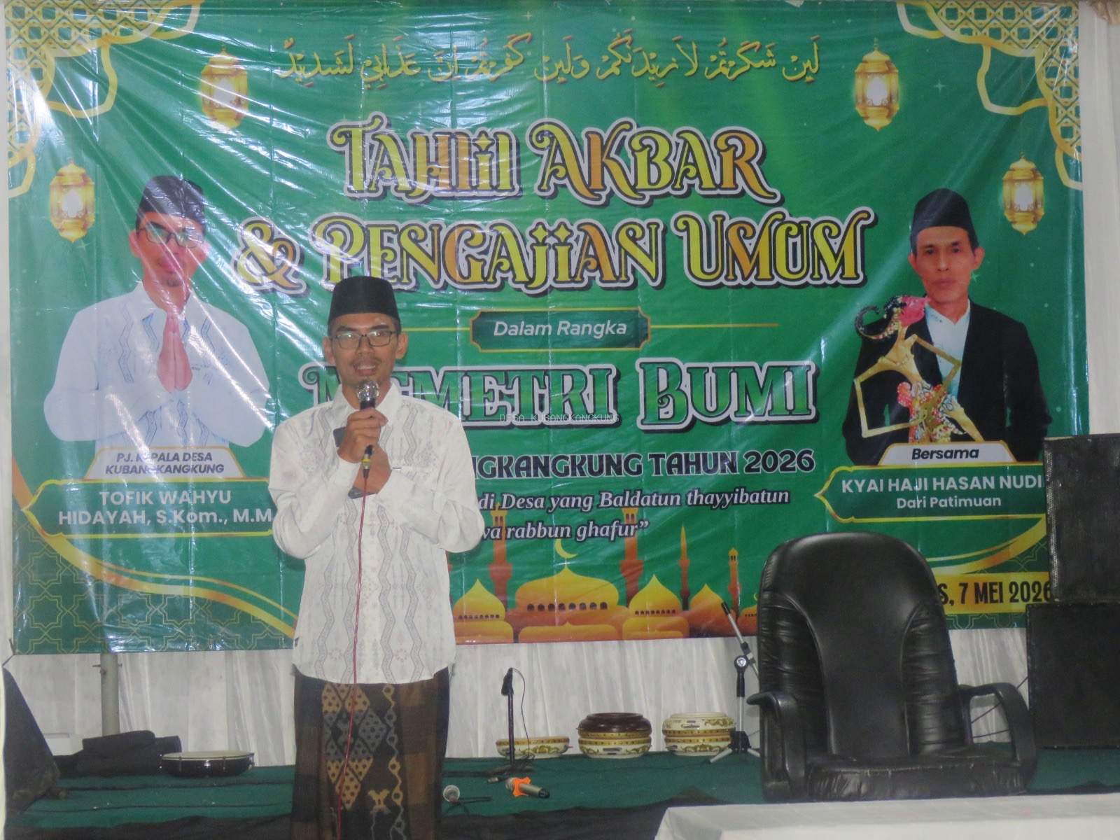 Tahlil akbar dan Pengajian Umum H. Moh. Hasnudin dari Cinyawang Patimuan